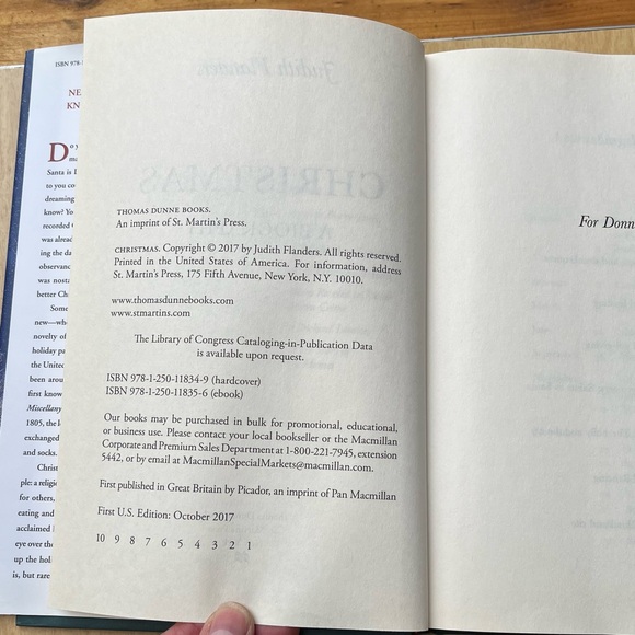 Christmas A Biography First Edition Hardcover Book By Judith Flanders - Picture 6 of 14